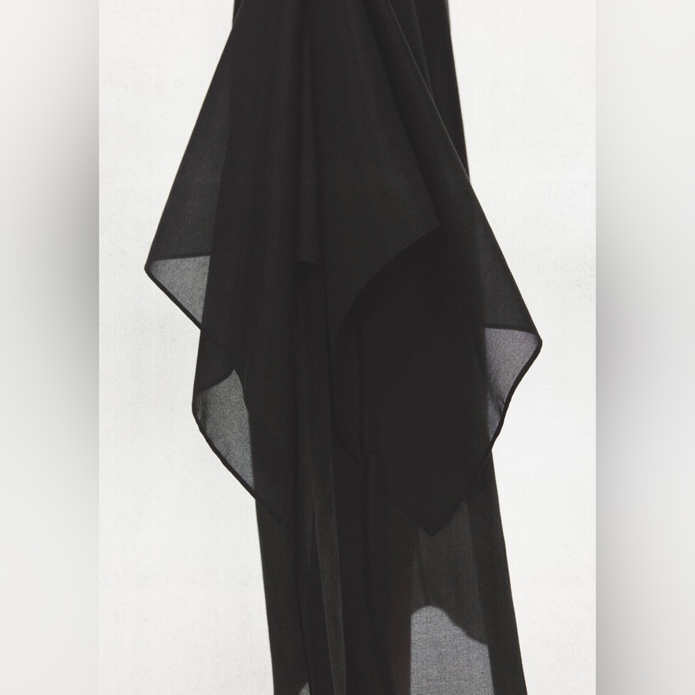 NWT Eckhaus Latta x MANGO Semi-Sheer Paneled Overlay Dress - Picture 6 of 14